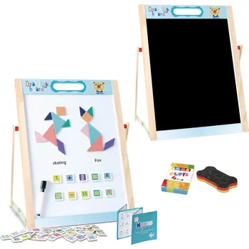 BINO Magnetická tabule oboustranná nízká