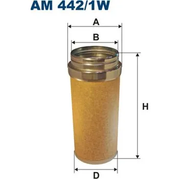 Vzduchový filtr Filtr - sekundární vzduch FILTRON AM 442/1W