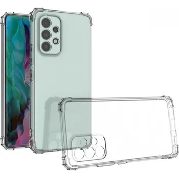 Pouzdro na mobilní telefon IZMAEL.eu Silikonové pouzdro se zesílenými hranami pro Samsung Galaxy A53 5G transparentní