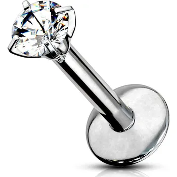 Módní doplněk Šperky4U Piercing do brady - labreta titan, tyčka 1,2 mm - TIT1037-12083