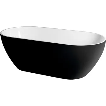 Vana #N/A REDUTA volně stojící vana 150x75x58 cm, černá/bílá (71974)