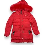 Nice Classic Dívčí červená zimní bunda Barva: Červená, Velikost: 158