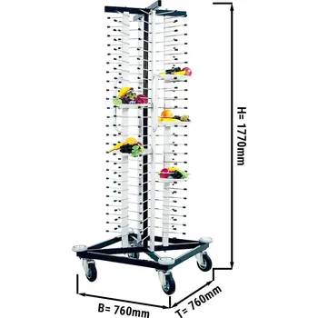 Pec na pizzu G.Gastro Stojan na talíře - 0,76 x 0,76 m