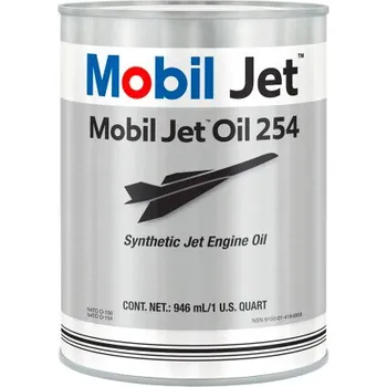 MOBIL JET OIL 254 - 0,95L (Plně syntetický turbínový letecký olej)