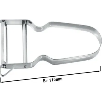 Kuchyňská škrabka G.Gastro Škrabka na zeleninu Harfa 11 cm