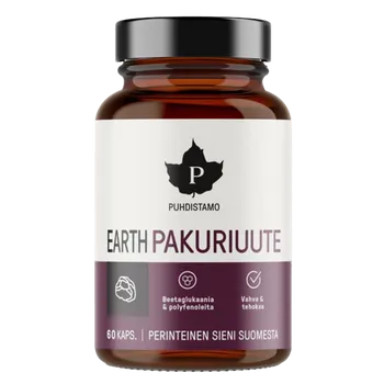 Puhdistamo Earth Chaga BIO - 60 kapslí