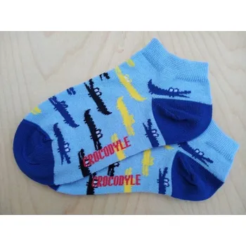 Chlapecké oblečení TREPON Chlapecké kotníkové ponožky Krokodýl, modré