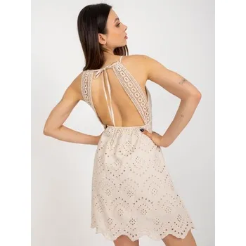 Dámské šaty Dámské šaty OCH BELLA béžové
