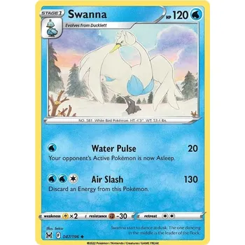 Sběratelská karetní hra Swanna 047/196 - Lost Origin Typ karty: Non-Holo