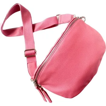 Outdoorové zavazadlo Piazza Italia Dámská crossbody ledvinka velká - světle růžová