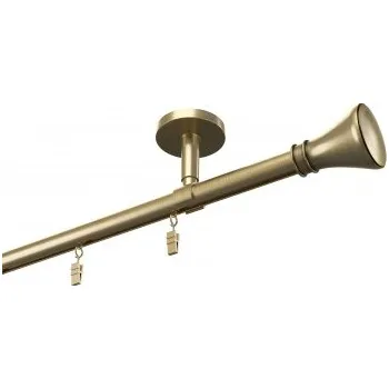 Garnýž Profilová hliníková garnýž stropní jednoduchá Elegant Antik Koloseo