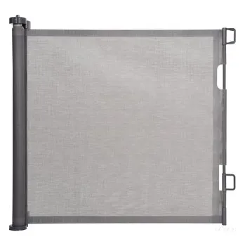 Dětská zábrana Zatahovací bezpečnostní zábrana, šedá