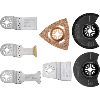 Sada nářadí METABO UNIVERZÁLNÍ STROJ MULTITOOL, STARTOVACÍ SADA „CLASSIC“, 7DÍLNÁ 626977000