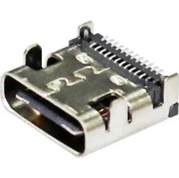 Elektrická zásuvka Konektor USB-C 3.1 zásuvka S-RA-SMT-BK