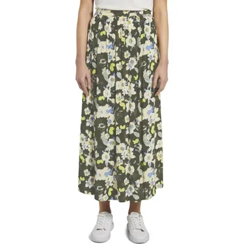 Dámské pantofle TOM TAILOR MAXISUKNĚ S KVĚTINOVÝM VZOREM-KHAKI 42