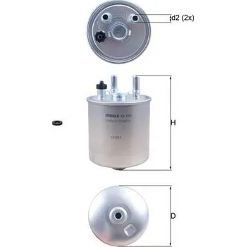 Palivový filtr Palivový filtr MAHLE KL 639D