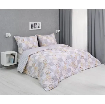 Povlečení Smolka Povlečení Patchwork Bavlna 140x200 70x90