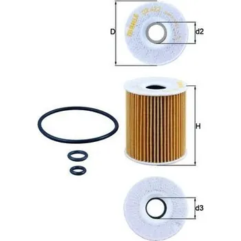 Olejový filtr Olejový filtr MAHLE OX 422D