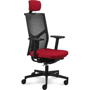 Nábytek MAYER kancelářská židle Prime Zoom 2301 S perforovaný opěrák černý rám