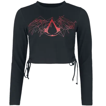 Dámské tričko Tričko s dlouhým rukávem z Assassin's Creed - Logo - Ženy - černá