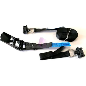 Upínací popruh upínací pás do lišty 25A-2-DR-BSA PVC, délka kompletu 2 m, barva žlutá, délka pevné části 0,5 m