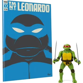 Figurka Želvy Ninja - sběratelská figurka Comic Book Leonardo (Exclusive) 13 cm