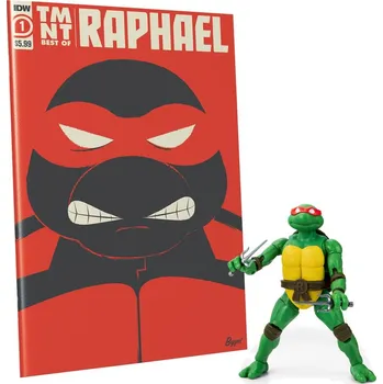 Figurka Želvy Ninja - sběratelská figurka Comic Book Raphael (Exclusive) 13 cm