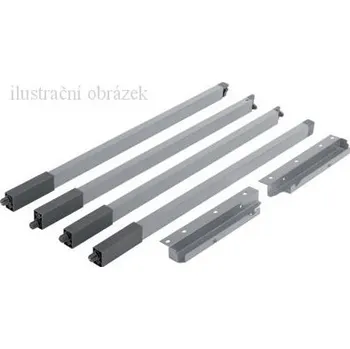 Zásuvkový kontejner Strong SB reling 500 hranatý titan 204mm dvojtý