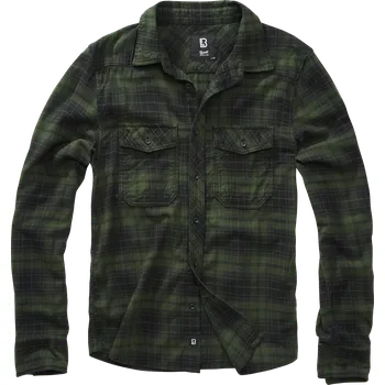 Pánská košile Flanelová košile z Brandit - Checkshirt - Muži - zelená
