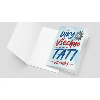 Přání - Díky za vše Tati