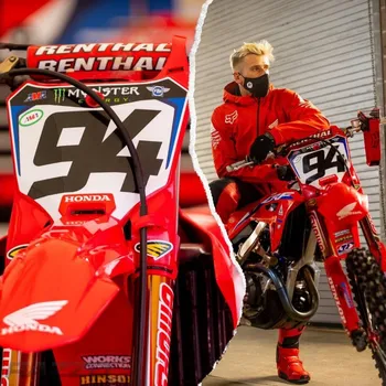 Přední tabulka Cycra Factory Plate Honda CRF450R 21-25 CRF250R 22-25 Bílá