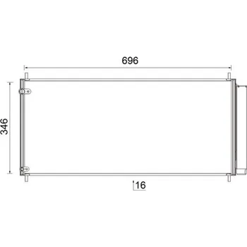 Výparník klimatizace Kondenzátor, klimatizace MAHLE AC 799 000S