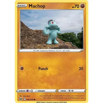 Karetní hra Machop 086/196 - Lost Origin Typ karty: Reverse Holo