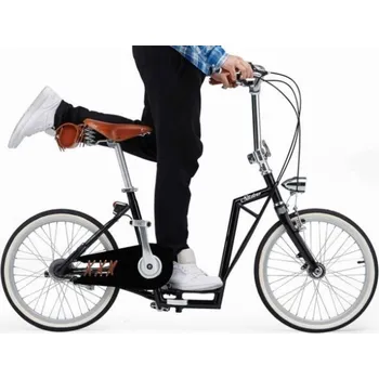 Koloběžka SLIDERS LITE BLACK skládací kolo a koloběžka 2v1