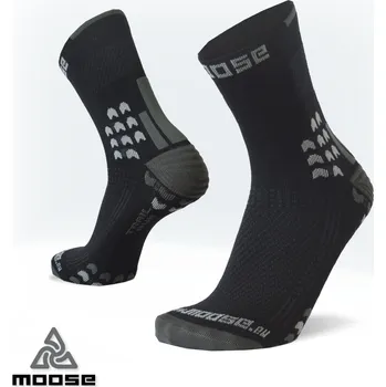 Pánské ponožky TRAIL kompresní běžecké ponožky Moose
