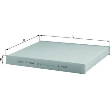 Ventilátor topení a klimatizace Filtr, vzduch v interiéru MAHLE LA 182