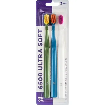 Zubní kartáček Woom 6500 UltraSoft zubní kartáček 3 ks