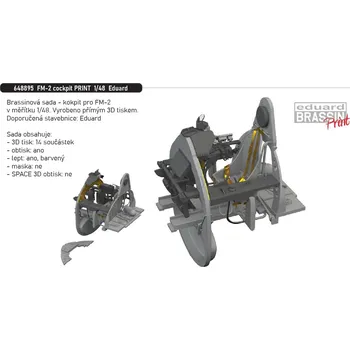 Plastikový model Eduard 1/48 FM-2 cockpit PRINT (EDUARD)