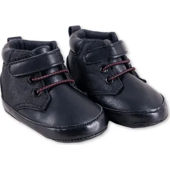 Kojenecké capačky/botičky YO ! - černé, vel. 0/6 m, Velikost koj. oblečení 68-80 (6-12m)