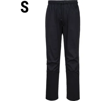 Pánské kalhoty G.Gastro Men's Slim-Fit Chef Trousers with Elastic Waist – Black - S