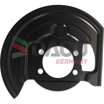 Brzdový kotouč Ochranný plech proti rozstřikování, brzdový kotouč DACO 612601