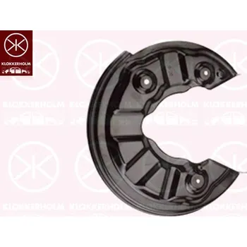 Brzdový kotouč Ochranný plech proti rozstřikování, brzdový kotouč KLOKKERHOLM 9535874