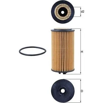 Olejový filtr Olejový filtr MAHLE OX 978D