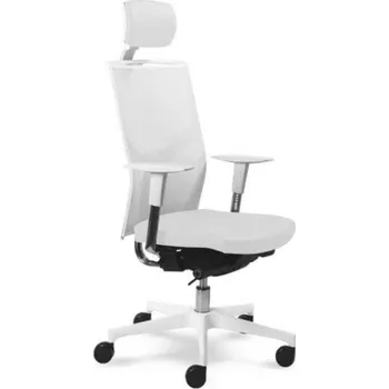 Nábytek MAYER zdravotnická židle Prime Mesh 2302 W síťovaný opěrák bílý rám