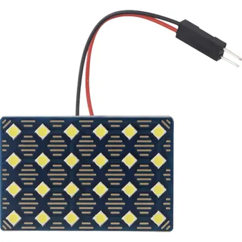 Autožárovka LED Panel 24x 3030 SMD, 48x32mm, T10, SUFIT - Bílý 12 V AC/DC