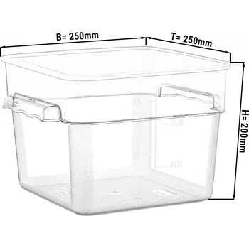 Dóza na potraviny G.Gastro Nádoba na potraviny - 5,7L