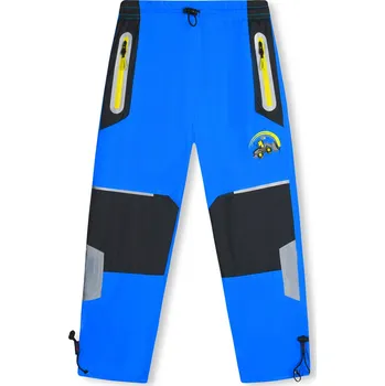 Šusťákové kalhoty s bavlněnou podšívkou KUGO SK7736, tyrkysové