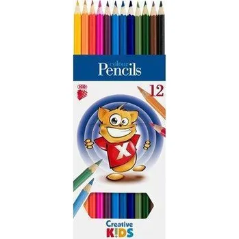 Pastelka Barevné pastelky "Creative Kids", 12ks, ICO