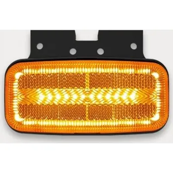 Směrový světlomet světlo poziční FT-080+K 12+24V oranžové + blinkr
