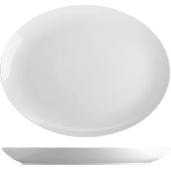 G. Benedikt | Podnos oválný, bílý, 25,2x32,5 cm, Basic